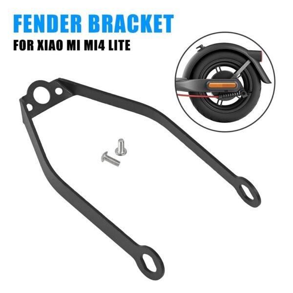 1-1.jpg Soporte guardabarros metálico 8,5 para Xiaomi scooter 4 Lite