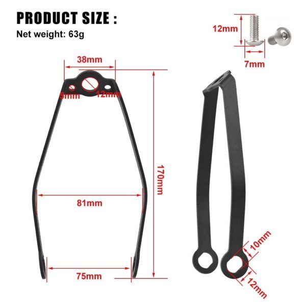 1-11-1.jpg Soporte guardabarros metálico 8,5 para Xiaomi scooter 4 Lite