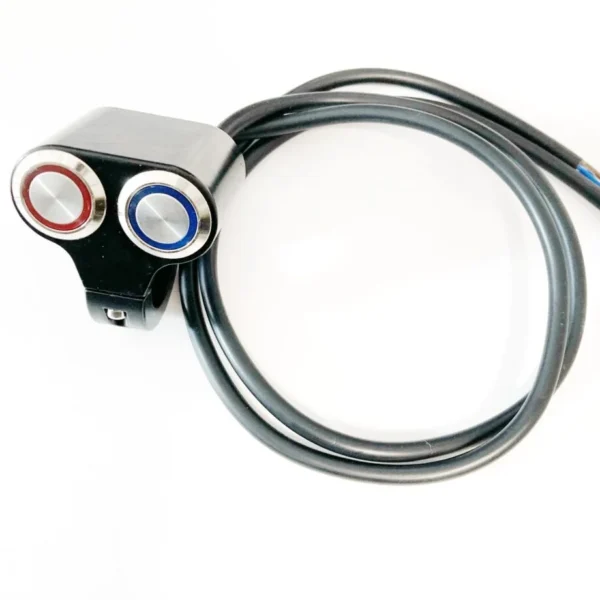 Botonera doble (interruptor + pulsador)