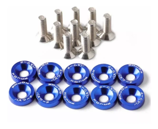 Arandela JDM con tornillos – pa color: azul