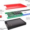 BMS DALY 13S 48V 30A Liion Batería Autobalanceo
