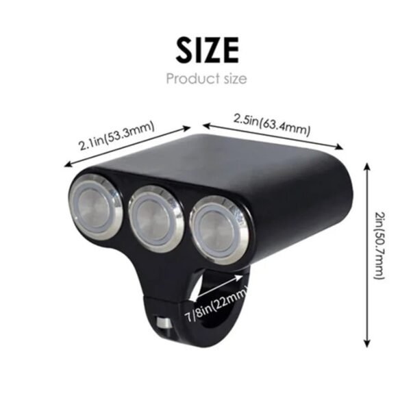 Botón Interruptor Para Patinete Eléctrico Y motocicleta