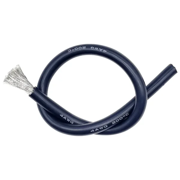 Cable eléctrico Silicona Flexible 16 AWG – pa color: negro