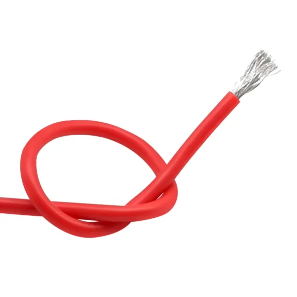 Cable eléctrico Silicona Flexible 16 AWG – pa color: roja