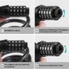 Candado de Cable Antirrobo Para Bici y Patinete