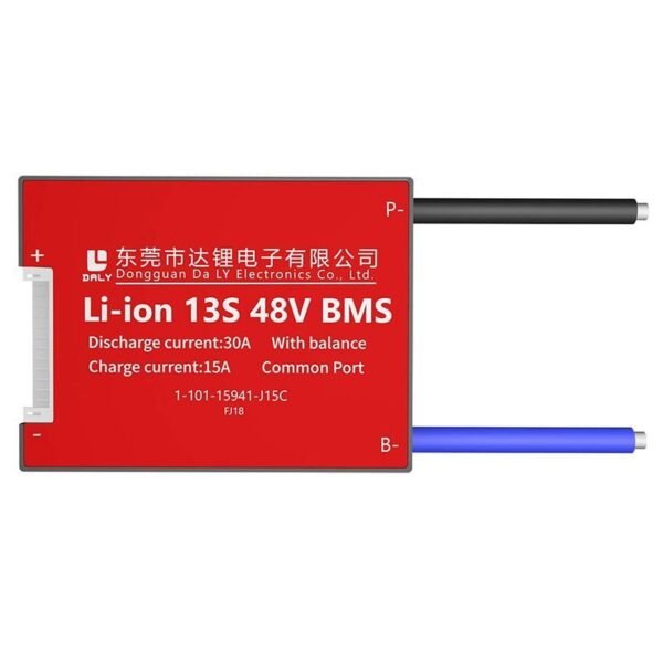 BMS DALY 13S 48V 30A Liion Batería Autobalanceo