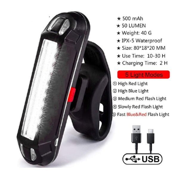 Luz-LED-delantera-y-trasera-para-bicicleta-recargable-v-a-USB.jpg Luz LED delantera para Patinete y Bici Recargable – pa color: blanco