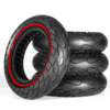 Rueda maciza 10x2,125-6,1 V3 Roja [Nedong]