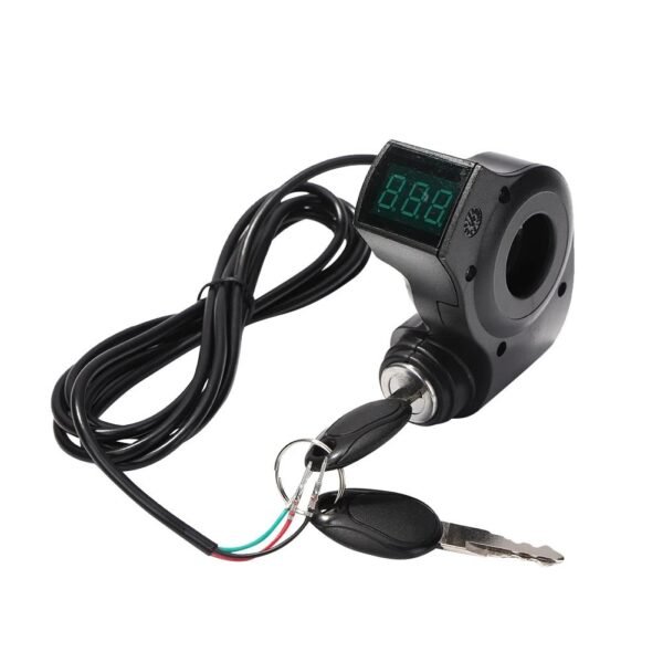 Llave de contacto con Voltímetro con conector SM