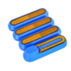 Tapatornilloazul.png Tapa Lateral Reflectante Para Patinete Xiaomi – pa color: azul