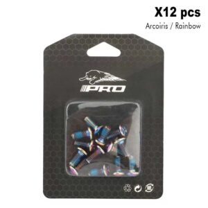 Tornillos de disco arcoíris (Pack 12 )