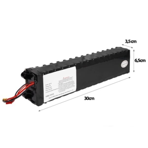 bateria-36v-generica-7800mAh-medida.jpg Batería 36v 7,8Ah genérica para patinete copia de xiaomi