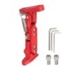 Pata de cabra ajustable para Xiaomi scooter 4/Ninebot F (rojo)