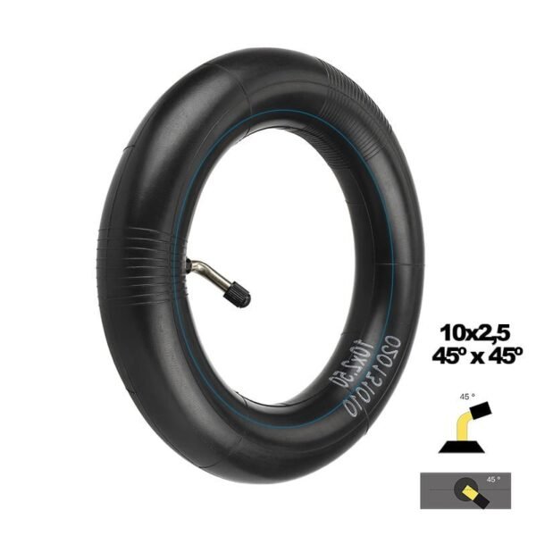 Cámara de Aire 10x2,5 Válvula 45ºx45º [Premium]