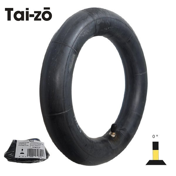 Cámara de aire 10x2,5 Recta Reforzada[Tai-zō]