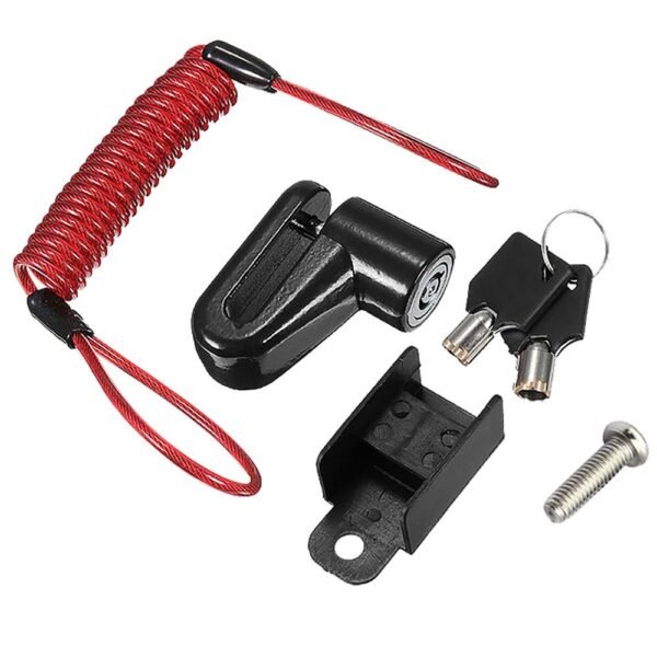 Candado de Disco Antirrobo Con Llave Para Bici
