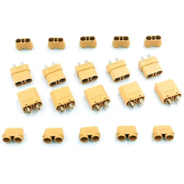 Conector XT90 con Funda pareja (pack 10 unds)