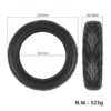 Neumático 10x2,125-6,5 Tubeless con Gel para Ninebot Serie F [Yuanxing]