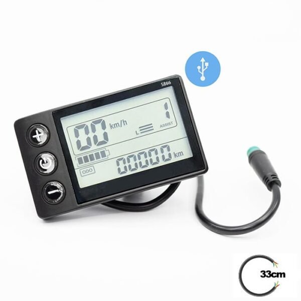 Display S866 con USB con conector waterproof
