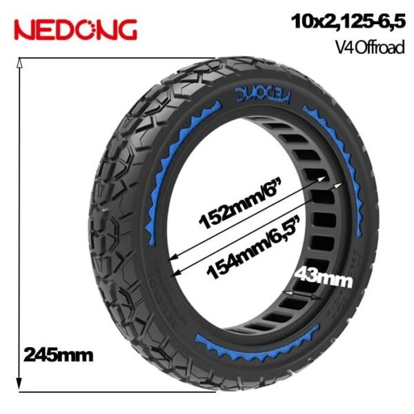 Rueda maciza 10x2,125-6,5 offroad[Nedong]