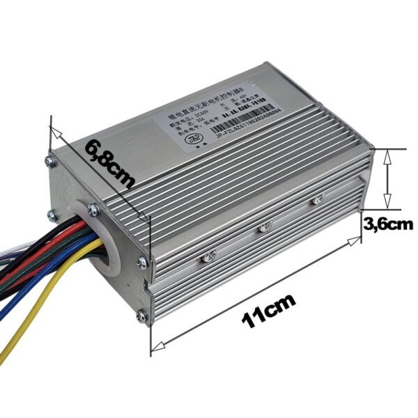 Controladora J&P 60V 35A (dual motor) - Trasera