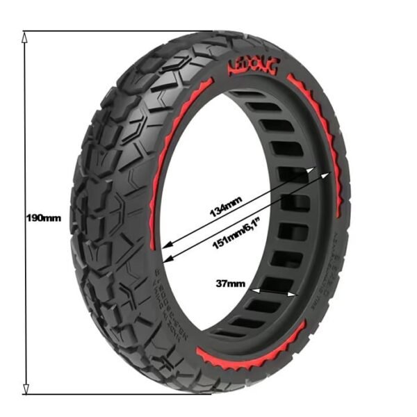 Rueda maciza 8,5x2 offroad[Nedong]