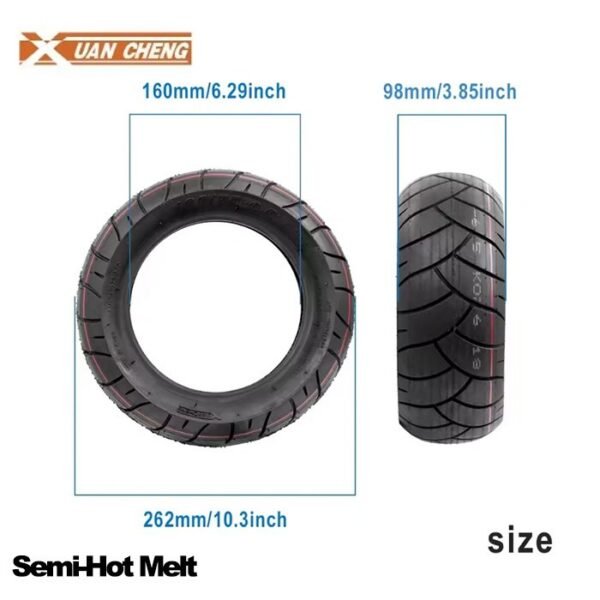 Neumático 10x3 (80/65-6) Semi-Slick [Xuancheng]