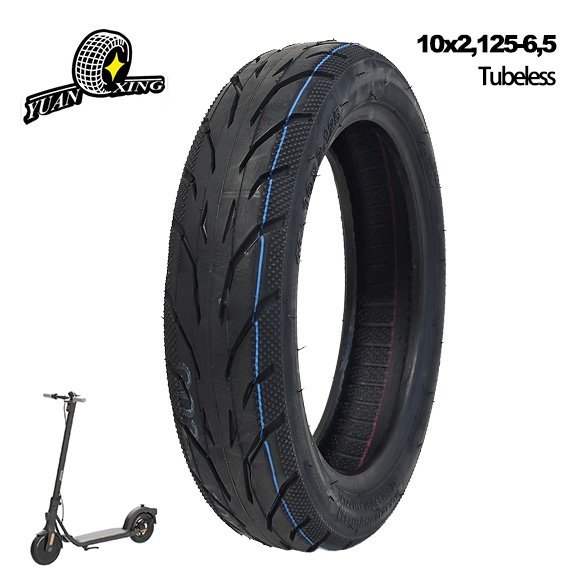 Neumático 10x2,125-6,5 Tubeless para Ninebot Serie F [Yuanxing]