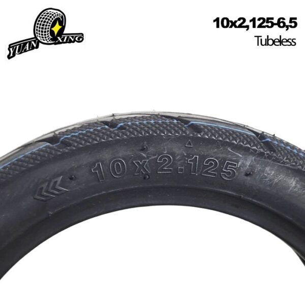 Neumático 10x2,125-6,5 Tubeless con Gel para Ninebot Serie F [Yuanxing]